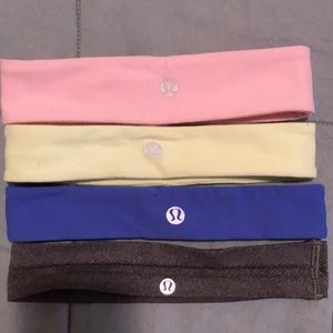 4 Lululemon headbands